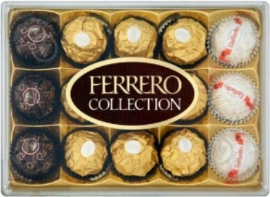 ᐉ Шоколадні цукерки Ferrero Collection Т15 172 г (8000500158999) • Краща  ціна в Києві, Україні • Купити в Епіцентрі